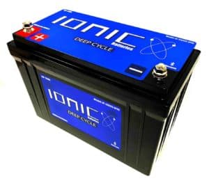 Ionic Lithium Battery - 12V 125Ah LiFePO4 Deep Cycle Battery