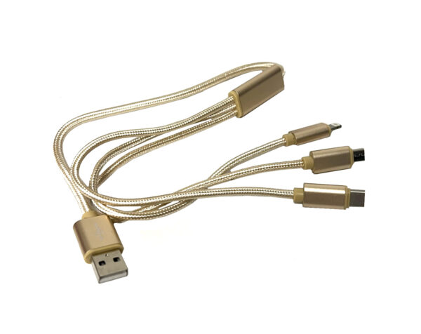 3 in 1 phone charging cable