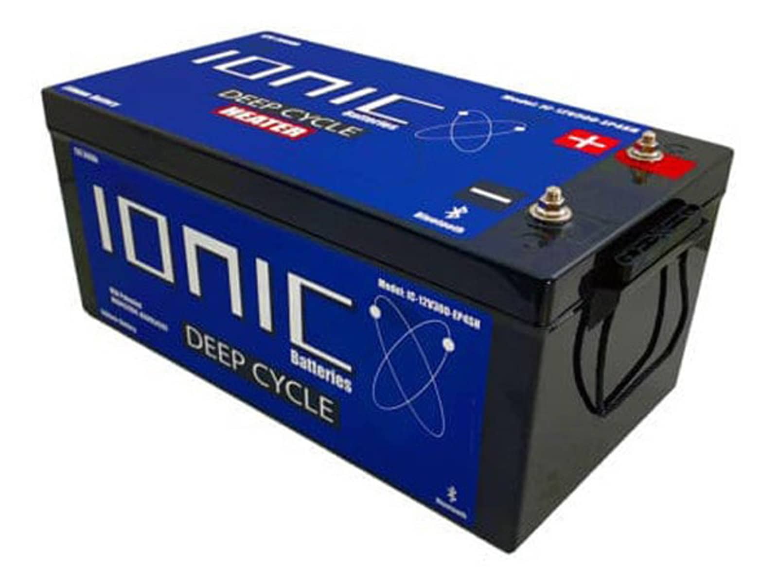 Ionic Lithium 12V 300Ah | LiFePO4 Deep Cycle Battery + Bluetooth + Heater