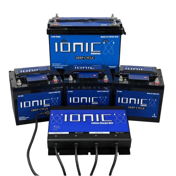 ionic lithium 36v lifepo4 bass boat bundle | trolling motors and starter batteries