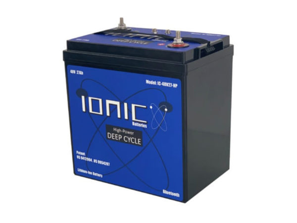 48 volt 27ah deep cycle lithium battery with can