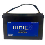 ionic lithium 12v 100ah | lifepo4 deep cycle battery + bluetooth