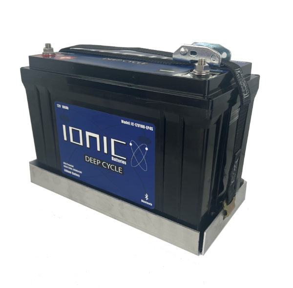 ionic battery tray