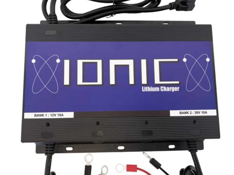 ionic multi voltage charger 24v10a, 12v10a
