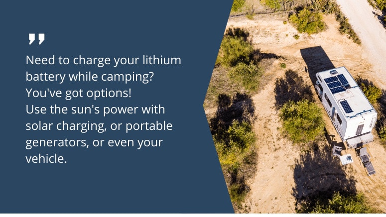 best battery for your camping adventure lithium 3