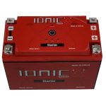 Top of the Ionic Lithium 12V S6 | 400 CA | LiFePO4 Starter Battery + Bluetooth.