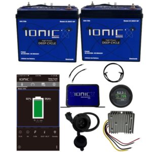 ionic lithium 48v lifepo4 golf cart triple bundle (copy)