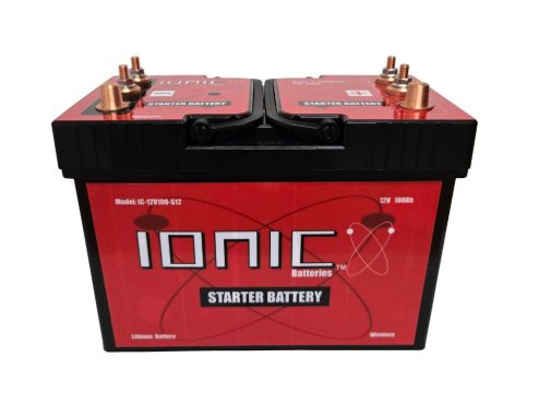 ionic lithium 12v group 31 | 3000 ca | lifepo4 heavy duty diesel starter battery + heater