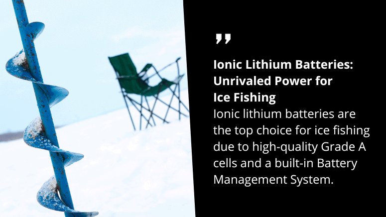Ice Fishing Lithium Batteries  Best Fishing Batteries & Chargers