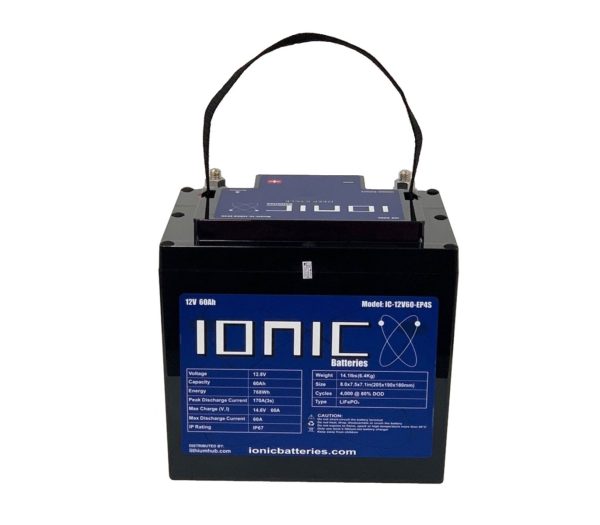 12v 60ah ionic batteries