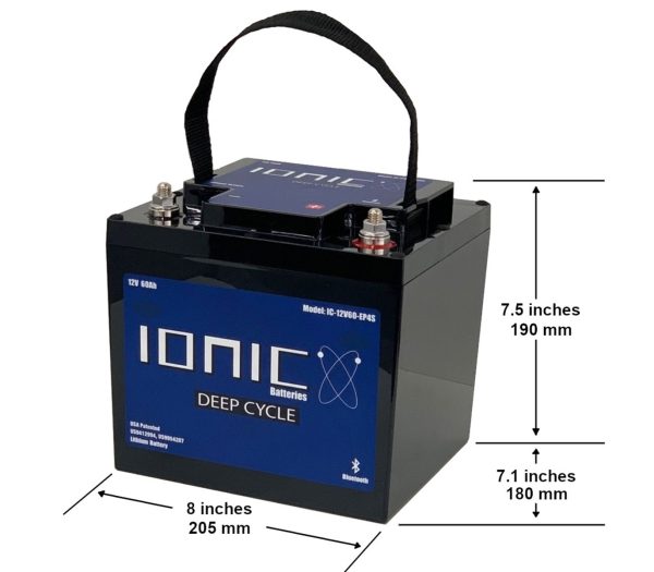 12v 60ah ionic batteries