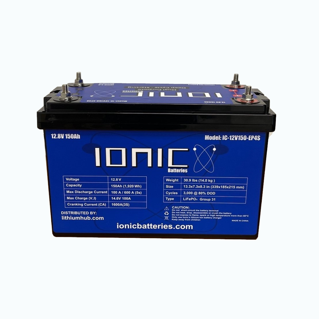 Buy 12 Volt 150Ah Lithium Deep Cycle Battery | LithiumHub