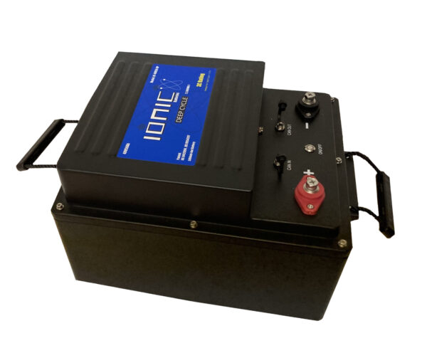 ionic lithium 48v 52ah | gc2 golf cart lifepo4 deep cycle battery + bluetooth
