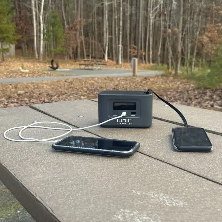 ionic genbox 100 portable power bank | usb c pd 100w with lifepo4 battery