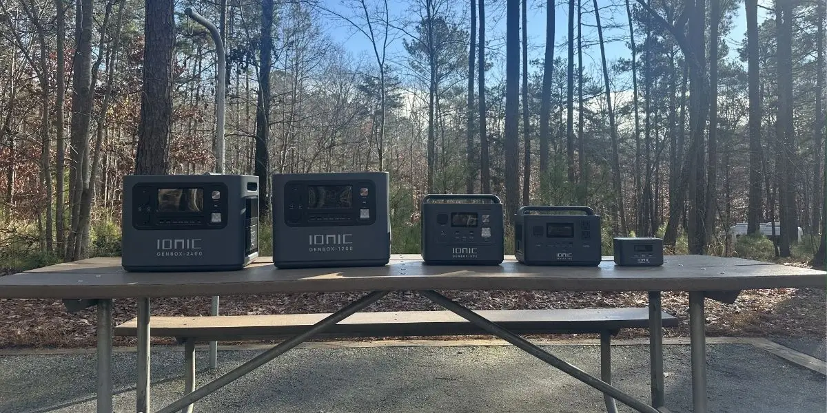 ionic genbox 100 portable power bank | usb c pd 100w with lifepo4 battery