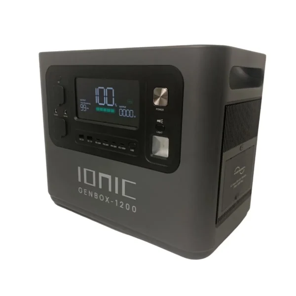 ionic genbox 1200 portable power station | 1200w pure sine wave with ups backup