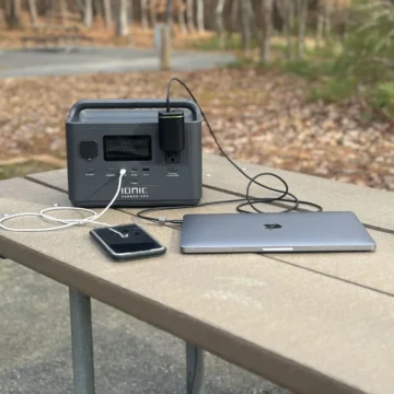 ionic genbox 400 portable power station | 300wh battery with 400w ac output