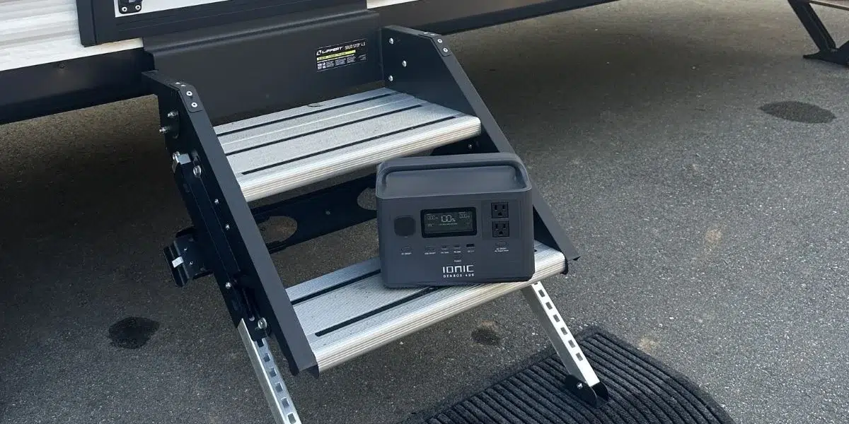 ionic genbox 400 portable power station | 300wh battery with 400w ac output