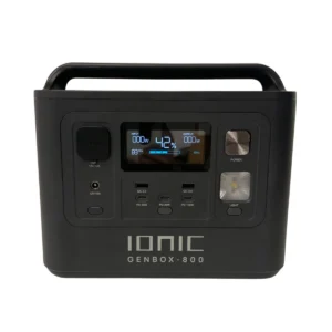 ionic genbox 800 portable power station | 800w pure sine wave with lifepo4 battery