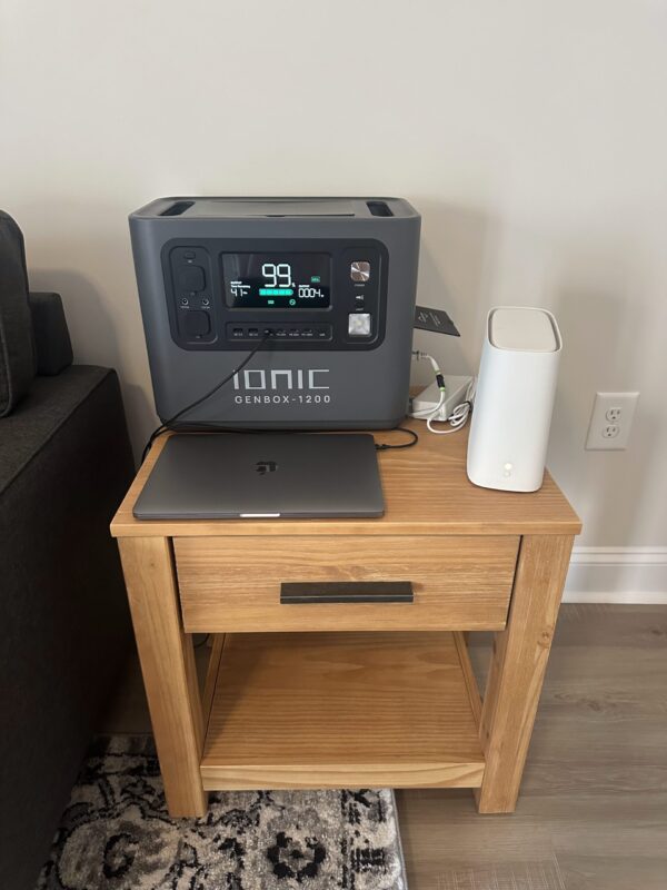 ionic genbox 1200 portable power station | 1200w pure sine wave with ups backup