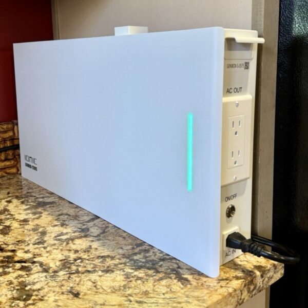 ionic genbox 1200s | 1200w slim battery backup with sub 20ms ups for essential appliances