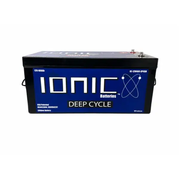 Ionic Lithium 12V 460Ah | LiFePO4 Deep Cycle Battery + Bluetooth + Heater
