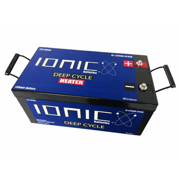 Ionic Lithium 12V 460Ah | LiFePO4 Deep Cycle Battery + Bluetooth + Heater