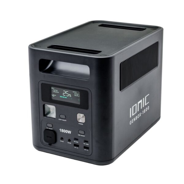 ionic genbox 1800 portable power station | 1800w pure sine wave with ups backup