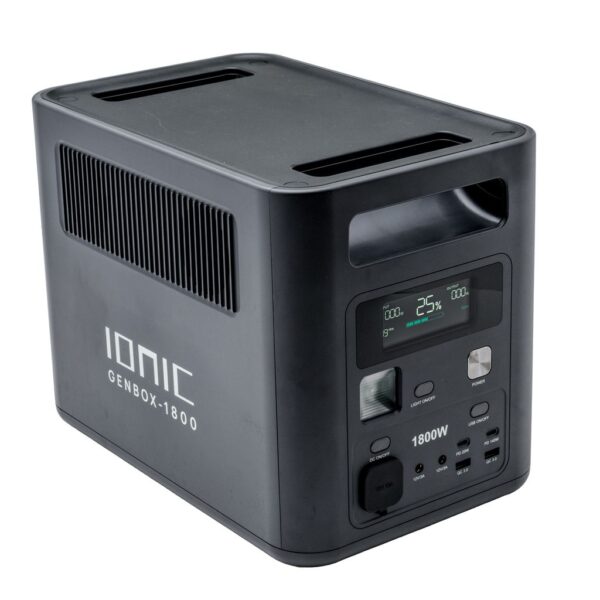 ionic genbox 1800 portable power station | 1800w pure sine wave with ups backup