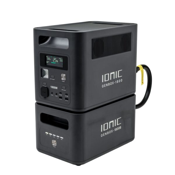 ionic genbox 1800 portable power station | 1800w pure sine wave with ups backup